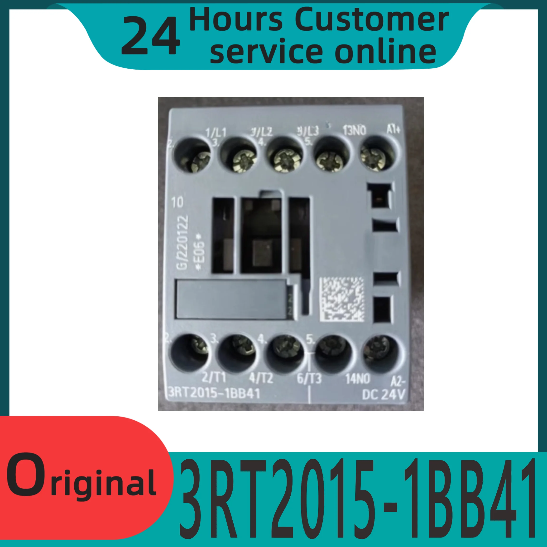 

Новый оригинальный контактор постоянного тока 3RT2015-1BB41 DC24V