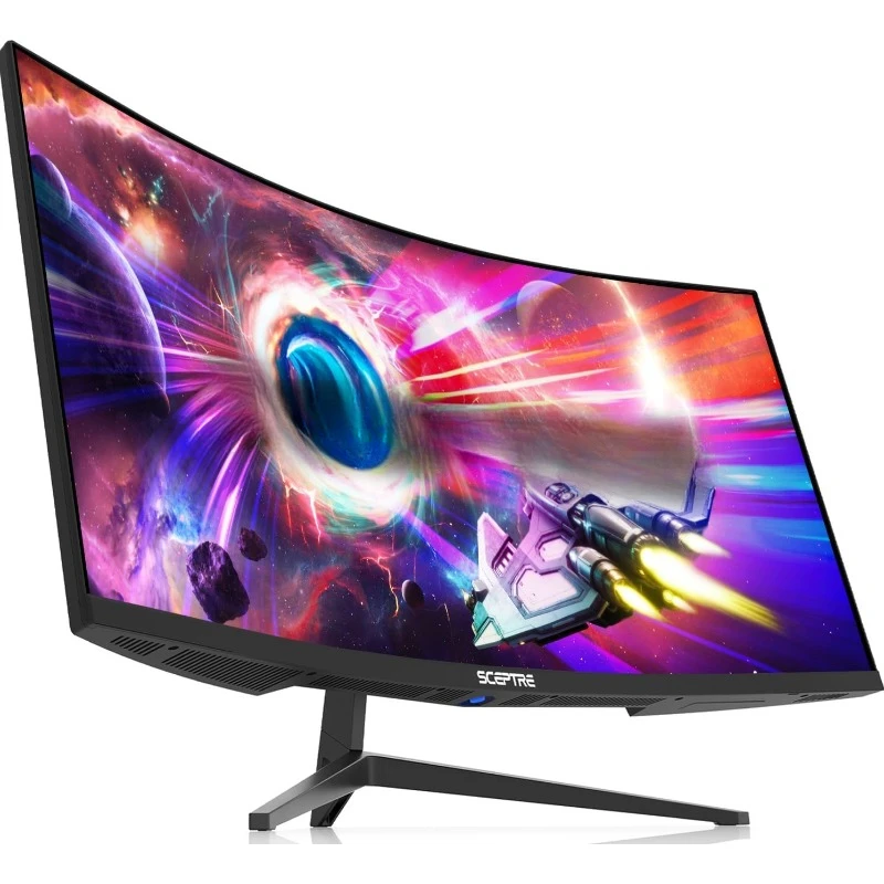 

Curved Ultrawide WQHD Monitor 3440 x 1440 R1500 up to 165Hz DisplayPort x2 99% sRGB 1ms Picture by Picture, Machine Black