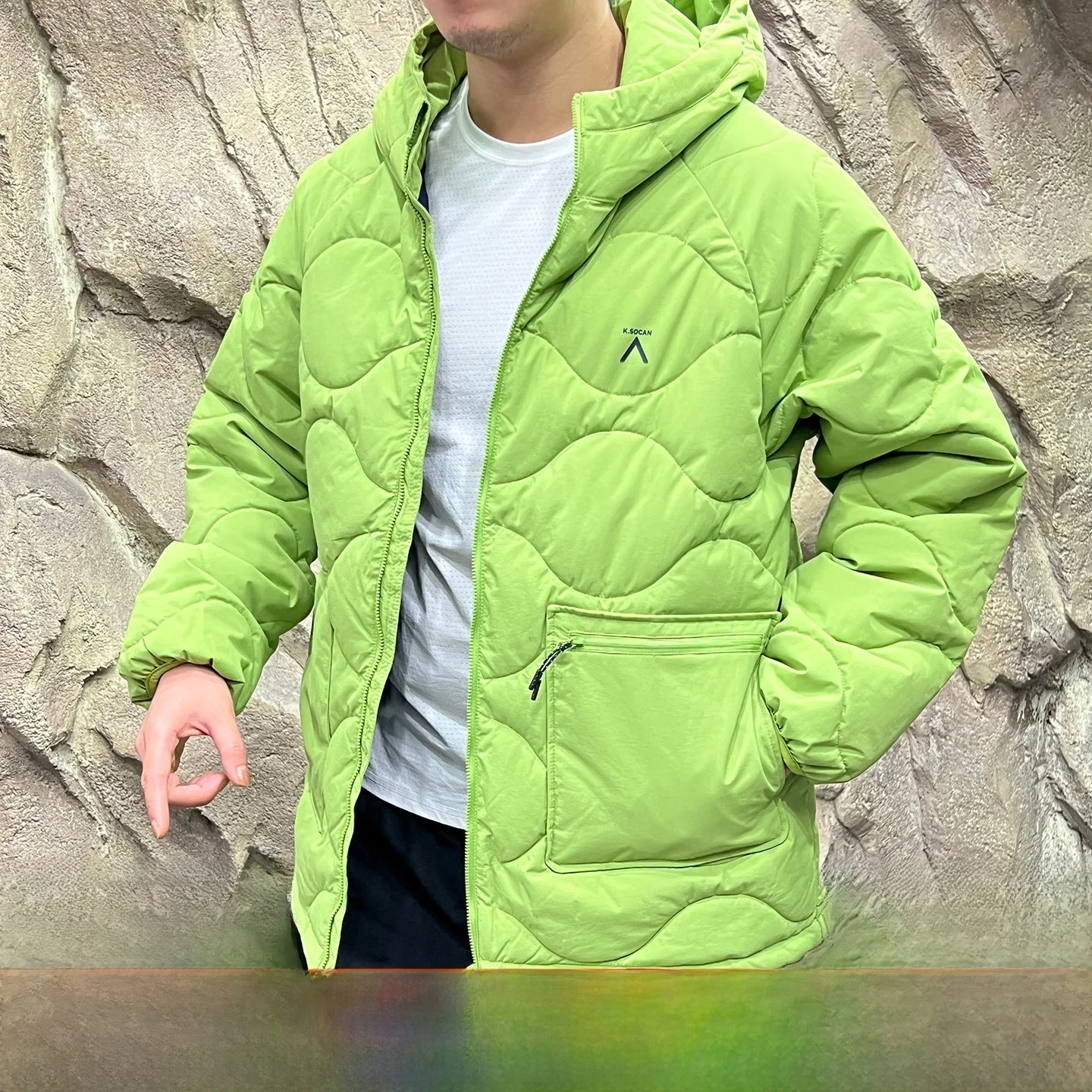 

Уличное молодежное хлопковое пальто с капюшоном на пуху, легкое теплое хлопковое пальто с рисунком тыквы, модное длинное све, однотонное