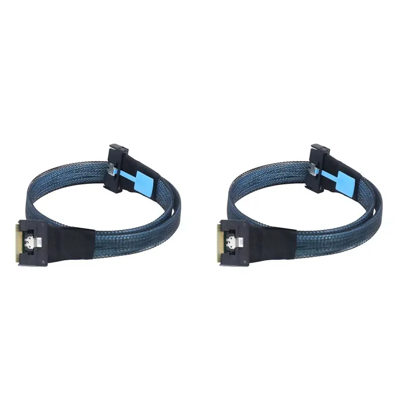 exquisite-2x-cavo-adattatore-pci-e-anti-taglio-mcio-50-8i-a-slimline-sas-40-sff-8654-8i-74p-80cm