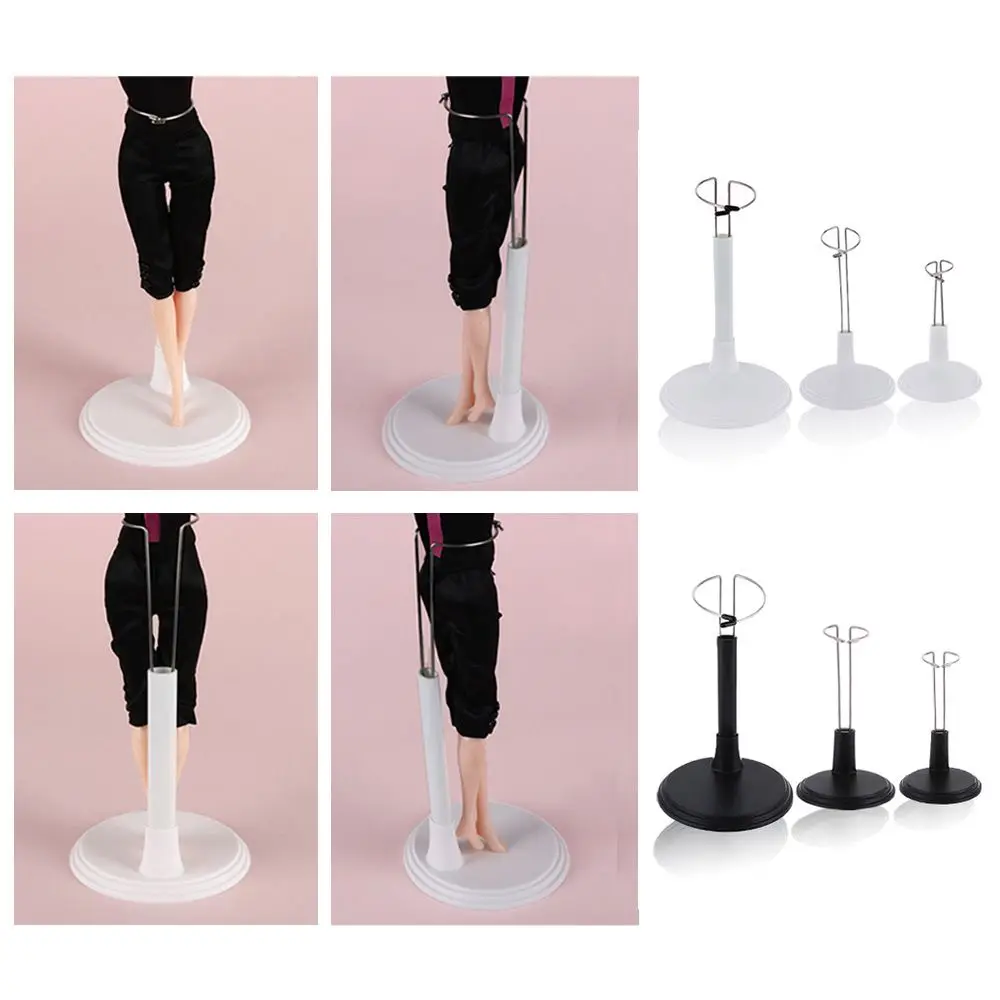 Adjustable Metal Stand Holder Doll Display Bracket White Black Dolls Dummy Puppet Wrist Support Mannequin Model Standing Holder