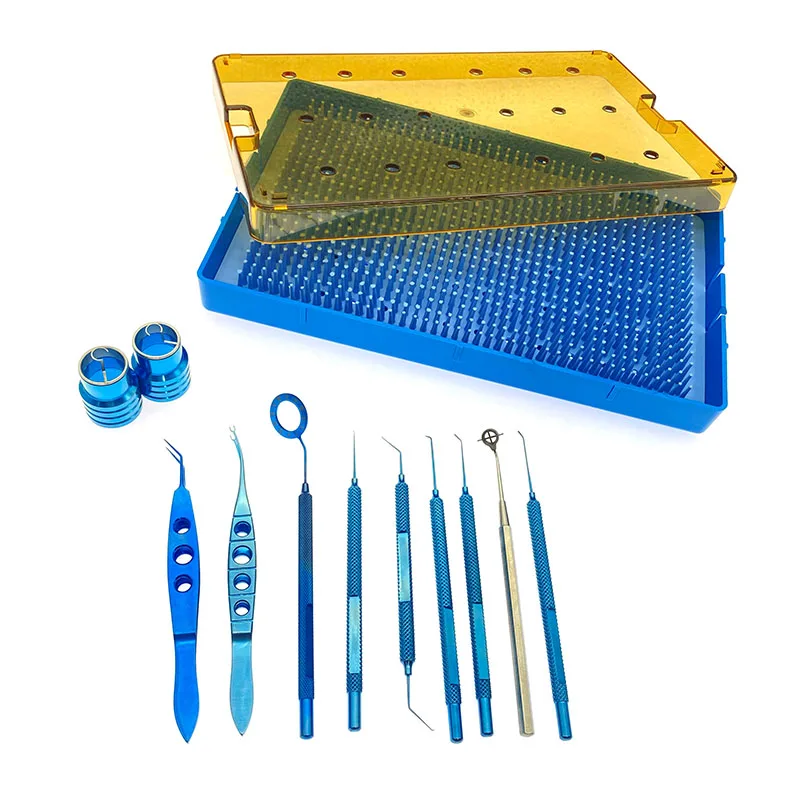 

Keraring Instruments Set Ophthalmic Surgical Instruments 1 Set Corneal Ring Set Double Eyelid Cosmetic Tools Kit