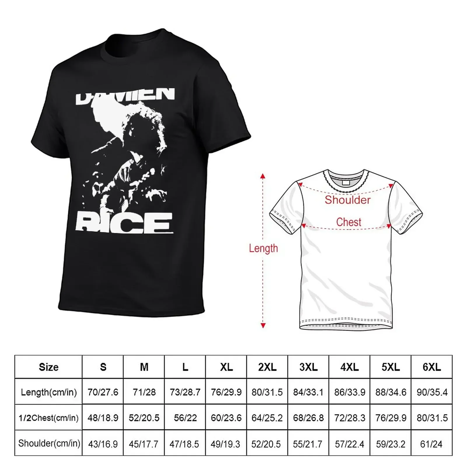 Damien Rice T-Shirt customs design your own Blouse plus sizes Men's t shirts