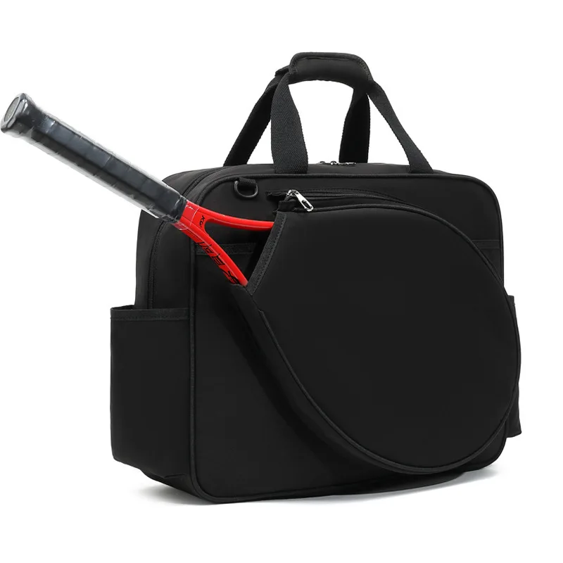 مخصص جودة عالية رائعة متعددة الوظائف الرياضة حقيبة قماش قنب ذات سعة كبيرة موضة مضرب حقيبة تنس الريشة المحمولة شو