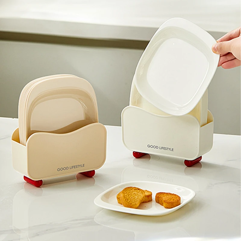 Juego de platos multiusos para correo doméstico, plato de hueso de mesa, plato de salsa de soja con olla caliente, aperitivos, plato de frutas y pepinillos