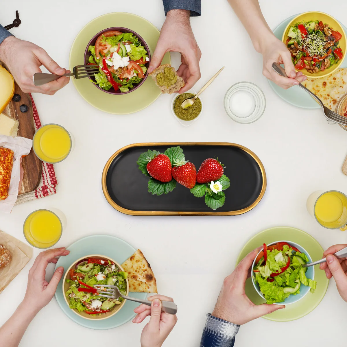 

1 шт. керамический поднос для украшений, экологичный, изысканное мастерство, простой очаровательный дизайн, акцент для свадьбы и помолвки