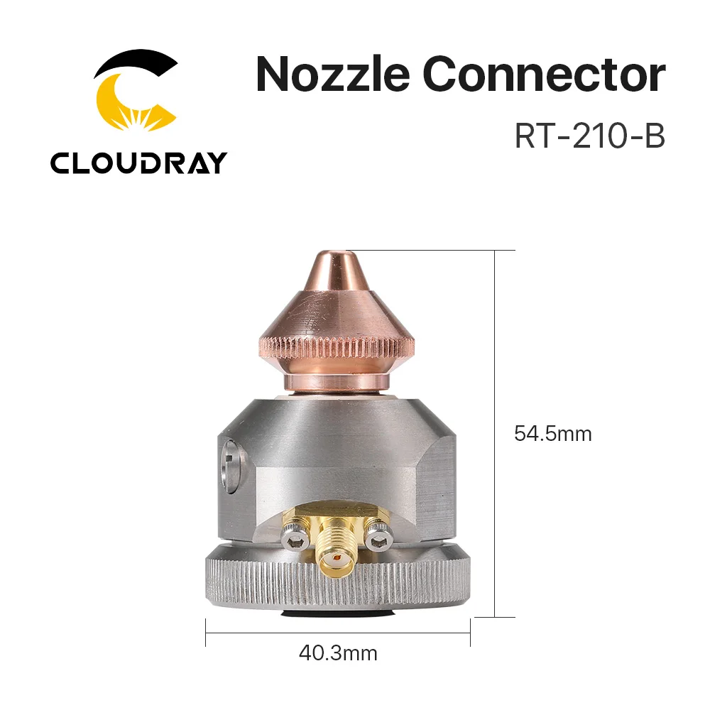 Cloudray Raytools BT210S Laser Nozzle Connector Ceramic Sensor Part for Laser Raytools BT210 Laser Head
