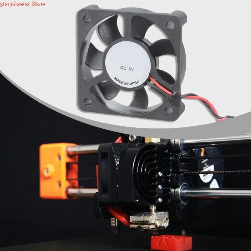 e8ba 50x50x10mm USB 5V 전자 냉각 팬 저음 컴퓨터 전자 브러시리스