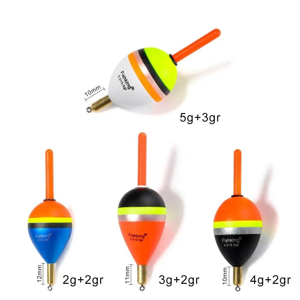 Fishing Float 2.0+2.0gr/5.0+3.0gr Floats Bobbers Light Stick Floats Indicator Slip Drift Tube Buoy Strike Fishing Accessories