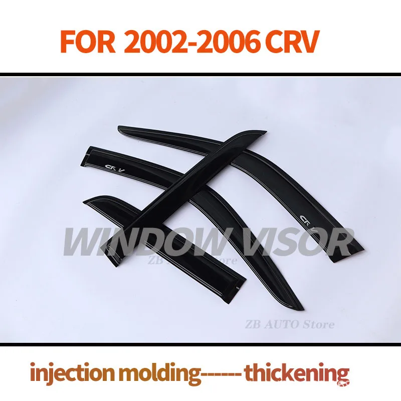 For HONDA CR-V 2002-2006 Window visors  Rain water prevention; Covering the sunlight; Anti fog; Snow prevention