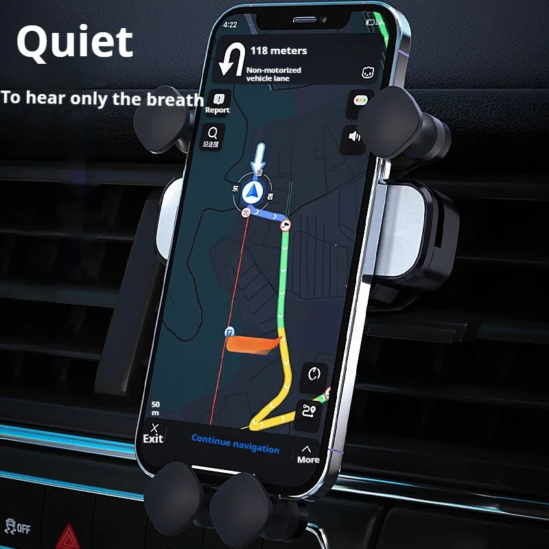 Picture 4: Car Phone Holder For Toyota  RAV4 2020-2022 Gravity Stand Mount Support Horizontal GPS Mobile Bracket Accessories With Base
