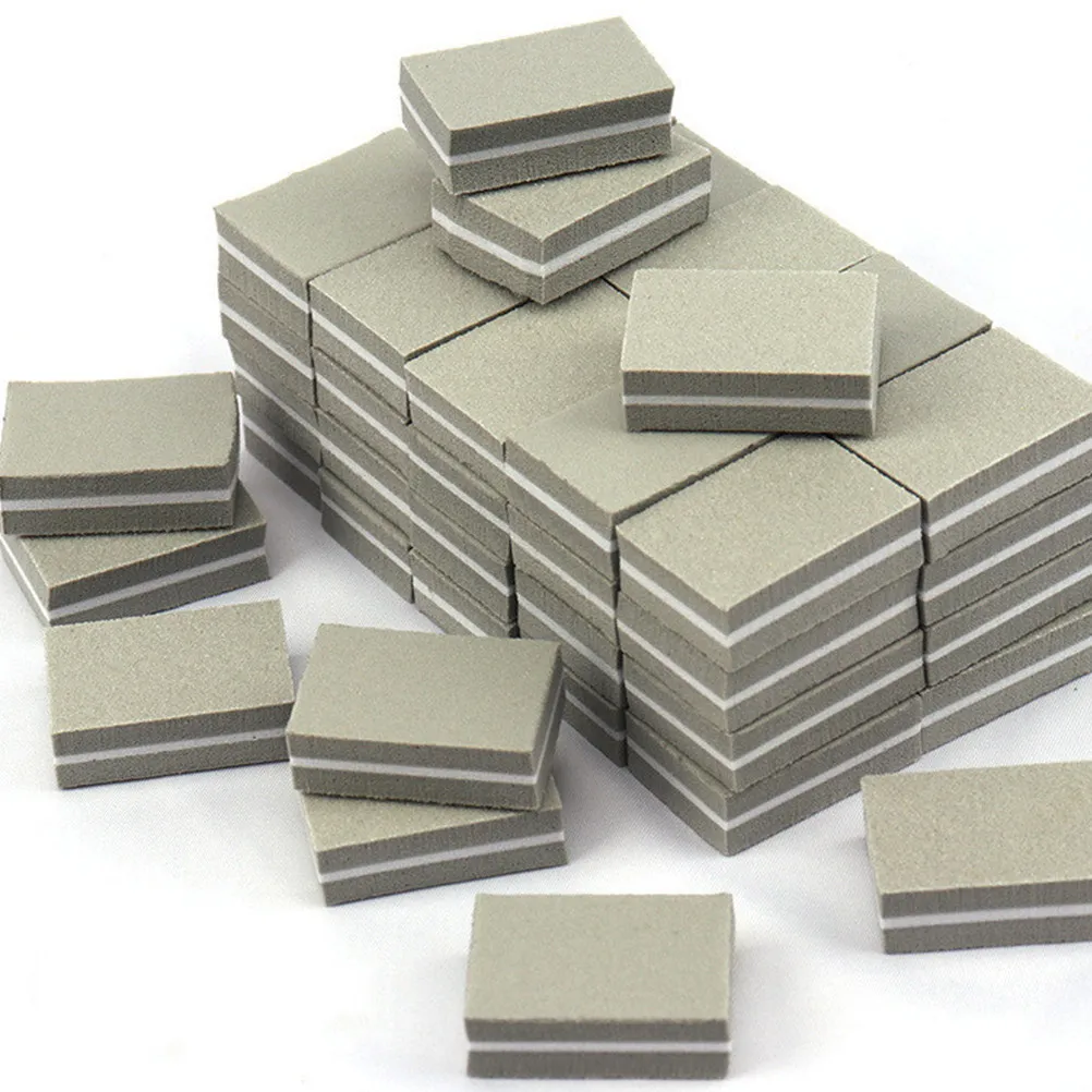 

50Pcs Nail Buffer Block Sponge Nail File for Acrylic Nails Manicure Pedicure Cuticle Removal Polishing Smoothing Grooming Tool