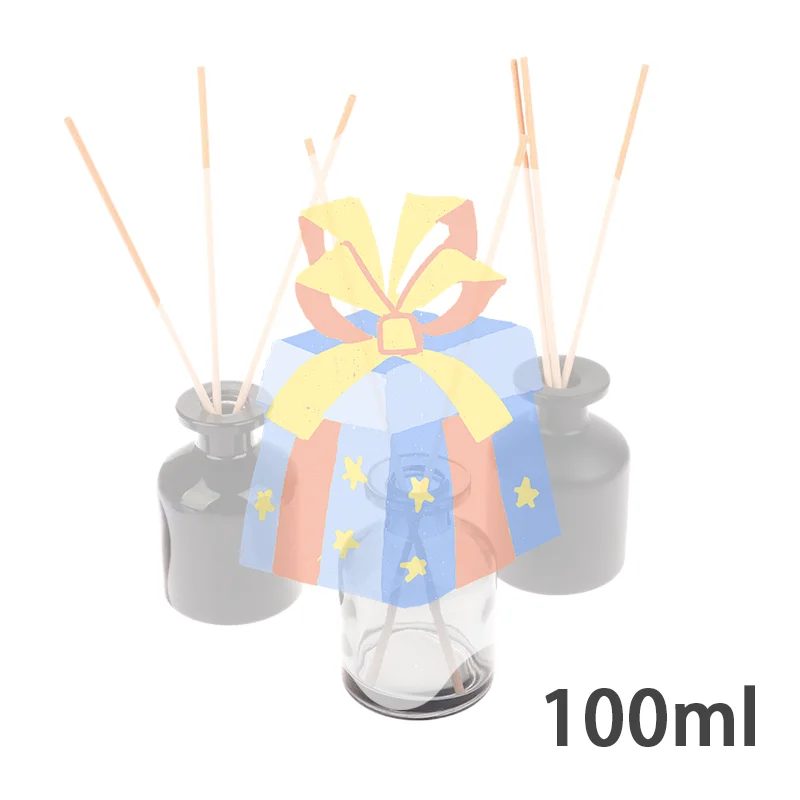 100ml Fragrance Empty Bottles can use Rattan Sticks Purifying Air Aroma Diffuser Set Essential Oil Bottles for Room Office