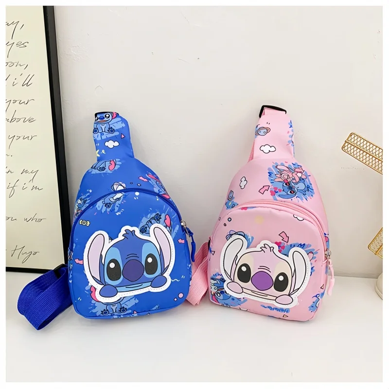 Adorable Anime Stitch 18*14*6cm Patterned Cross Body Bag for Fashion Loving Girls