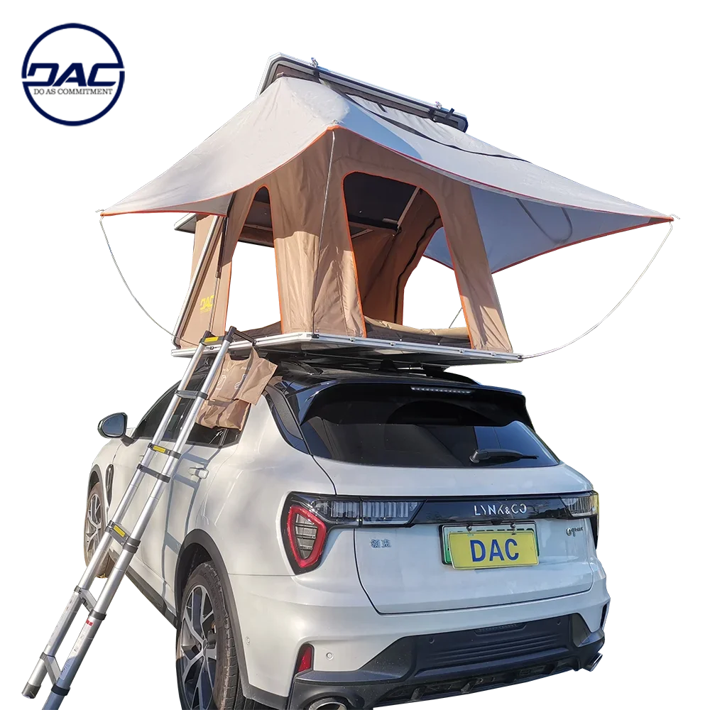 Roof Tent 4X4 off Road Z-Shape Foldable Aluminium Hard Shell Roof Top Tent Car SUV Camping Top Tent