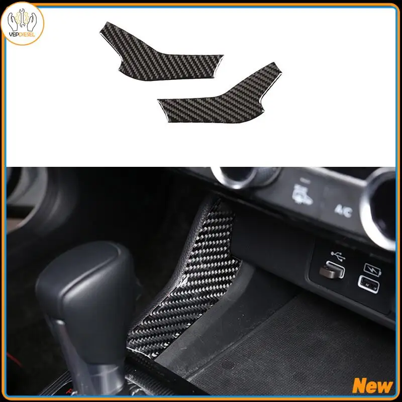 

Real Carbon Fiber Center Console Panel Cover Stickers Accessories For Honda Civic 2022-11th 2022-2023 Car Interior Parts NEW