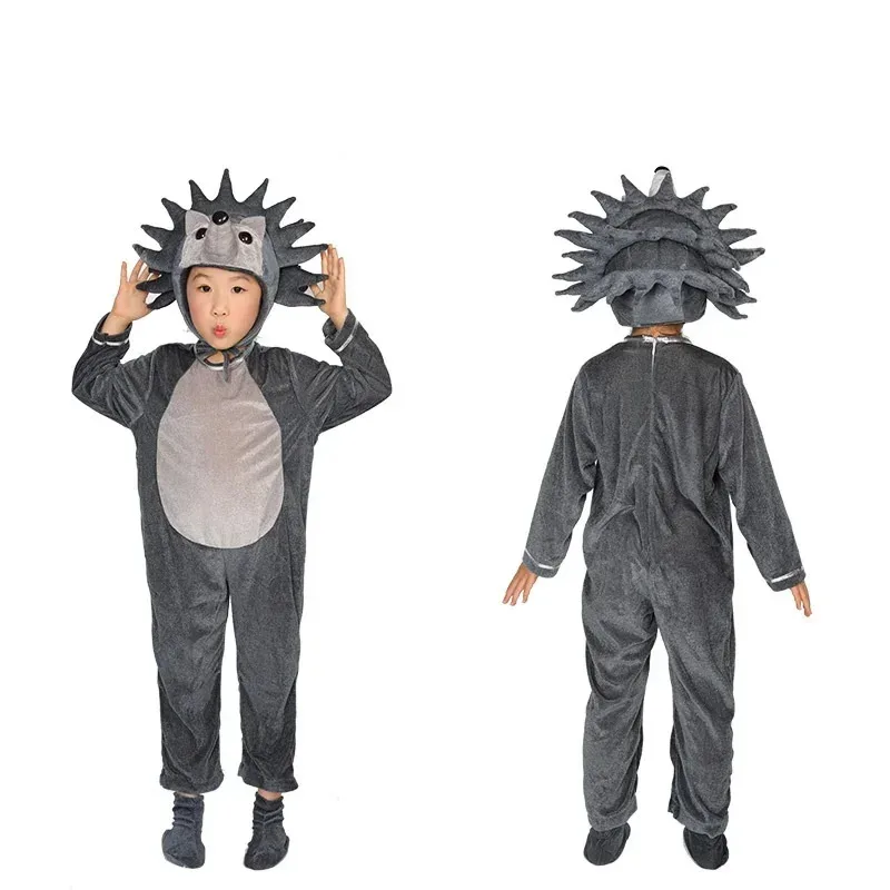 

New Children's Animal Performance Costumes Snail Owl Dolphin Hedgehog Costume Halloween Christmas Party Cosplay Jumpsuit