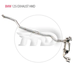 HMD sistema di scarico in acciaio inox prestazioni Catback per BMW 125i 135i F20 accessori Auto silenziatore valvola elettronica