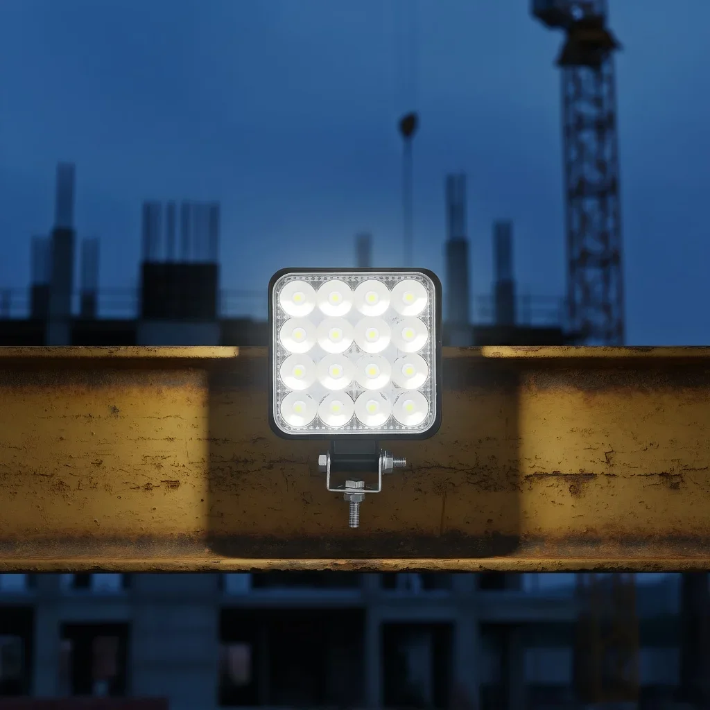 

45W Mini Square LED Work Light, 1/2pcs Off-Road Flood Spot Lamp for Car Truck ATV UTV SUV