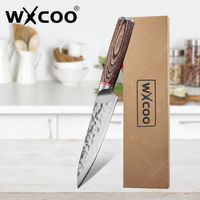 WXCOO Butcher Knife Stainless Steel Meat Cleaver Handmade Forged Chef Knives Fruit Knife Kitchen Knife Boning for Cooking Tools