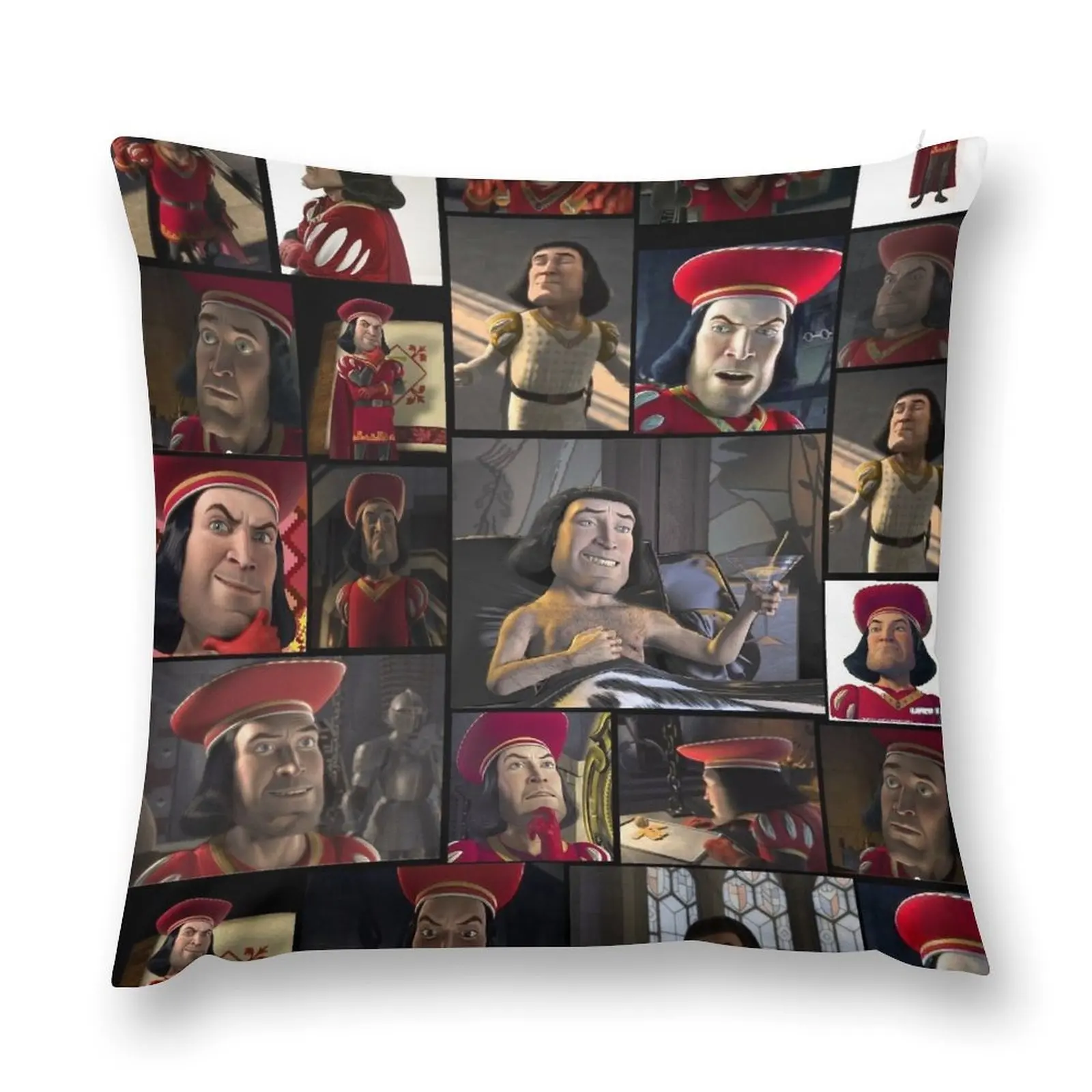 

Lord Farquaad Throw Pillow Plaid Sofa Cushion Child pillow