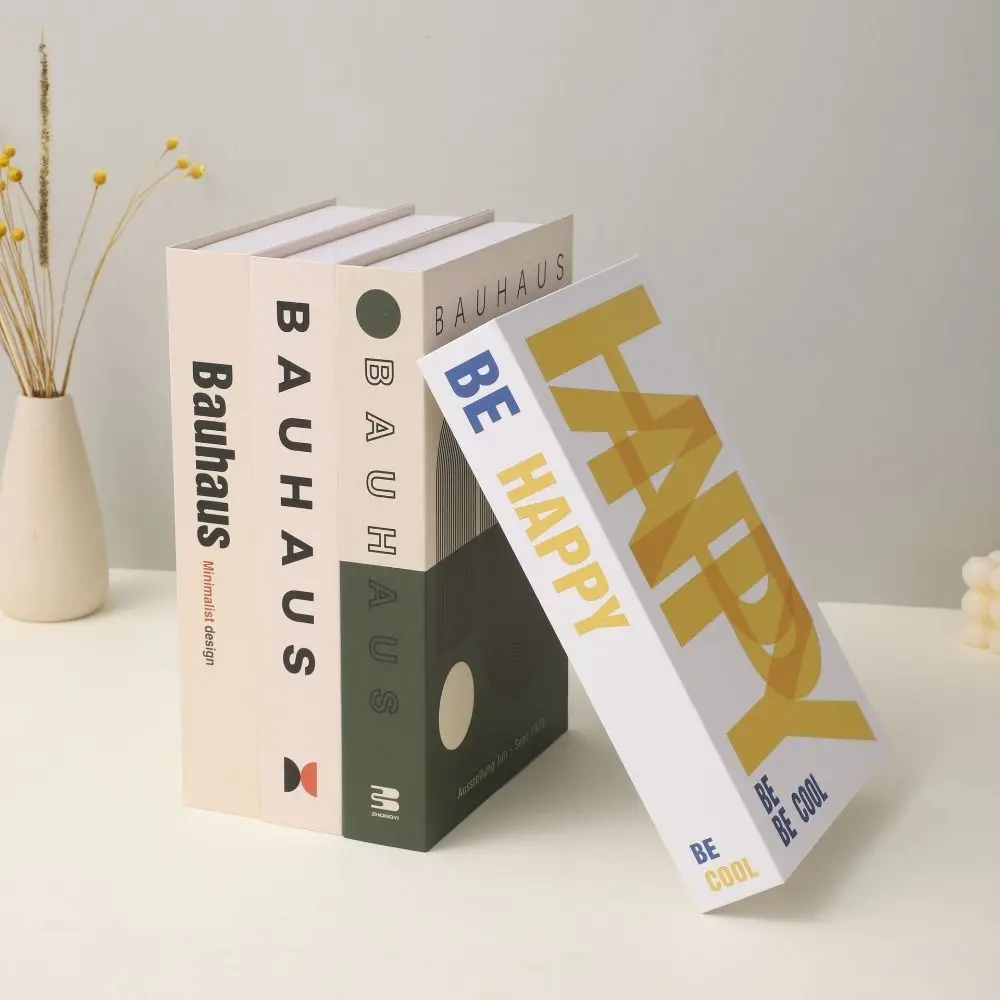 

Creative Paper Craft Graphic Simulated Books Artistic Nordic Style Fake Books Luxury Book Model Coffee Shop