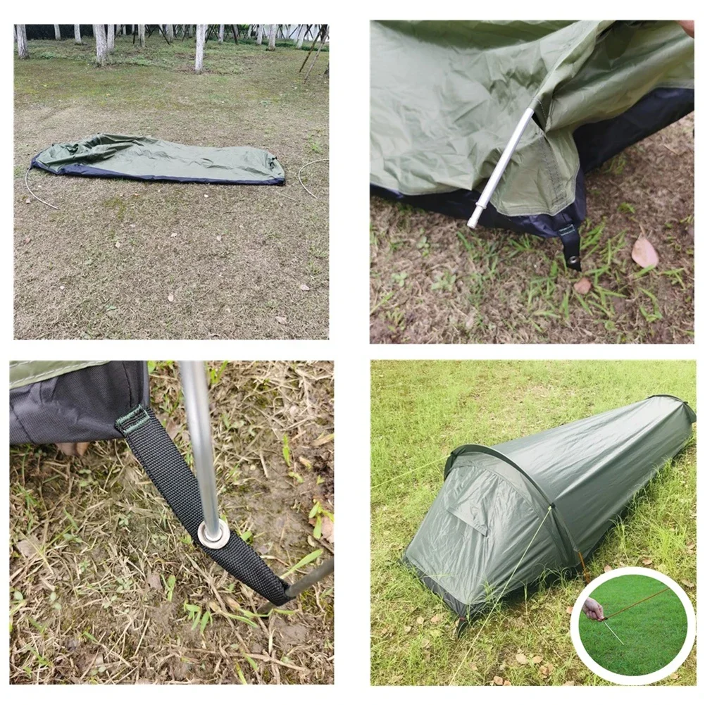 

Tear Resistant Ultralight Camping Tent for Solo Use Waterproof Base and Quick Assembly for Your Outdoor Adventures
