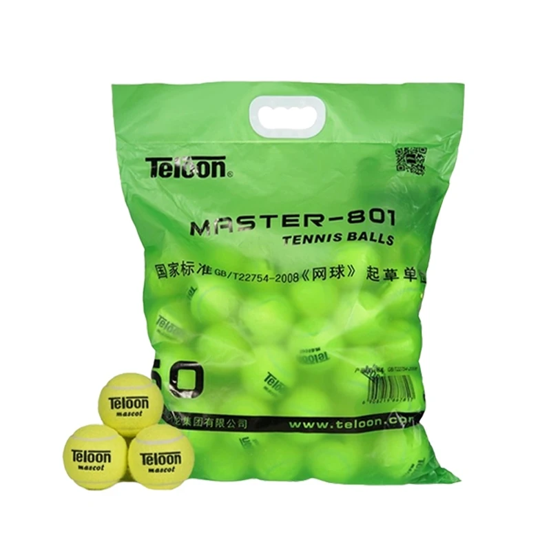 

Teloon 12/30Pcs Tennis Balls for Beginner, Training Tennis Balls, 801 Mascot Practice Balls