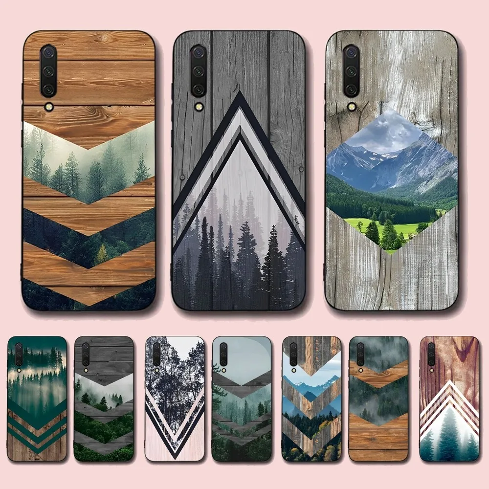 

Forest Geometry Wood Mousepad For Xiaomi Mi 5X 8 9 10 11 12 lite pro 10T PocoX3pro PocoM3 Note 10 pro lite