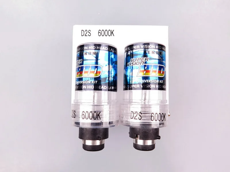 D2S 35W 12V 6000K HID Xenon Bulbs Kit High Intensity Discharge Car Headlamp 2Pcs