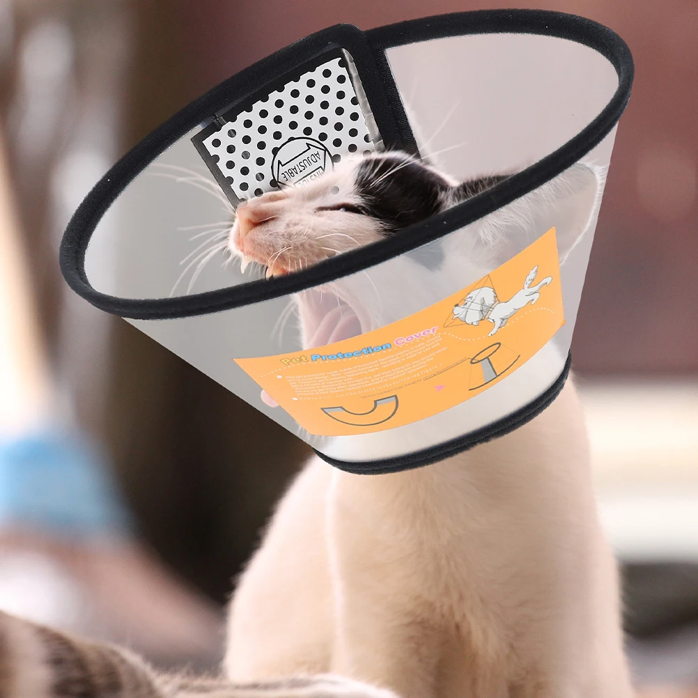 

Adjustable Pet Cone Protection Collar Soft Cat Dog Neck Cover Wound Healing Stylish Recovery Circle Accessories