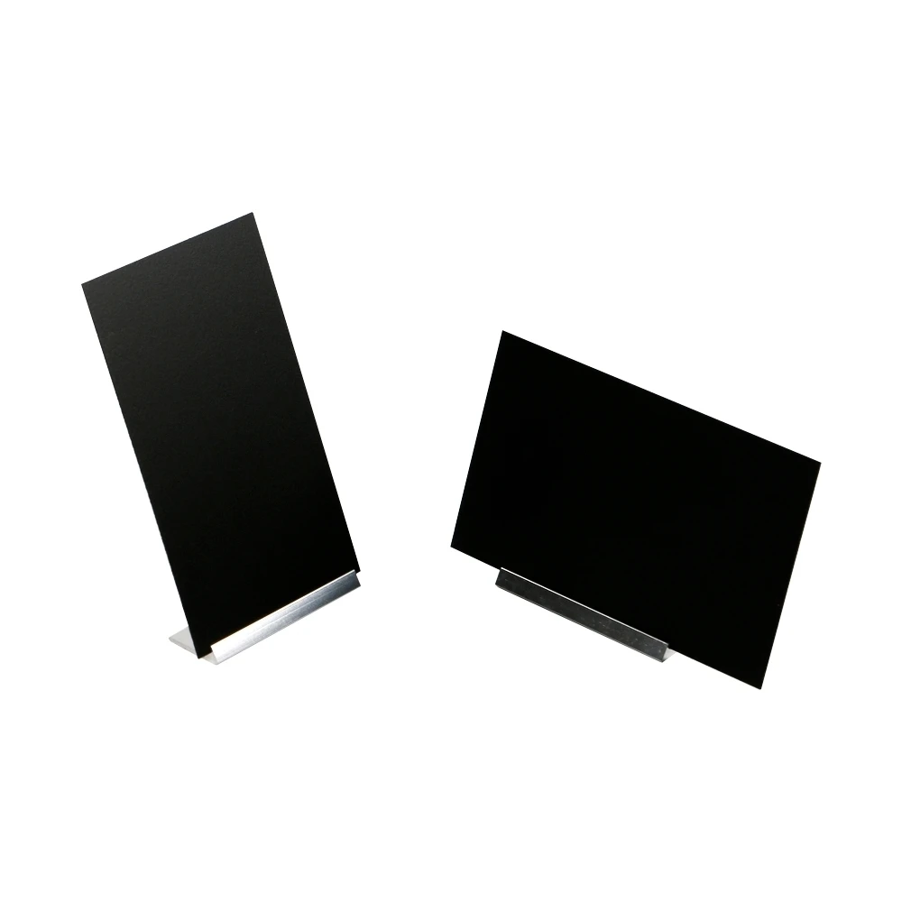 Metal Base Mini Blackboard Coutertop Price Tag Blackboard Labels