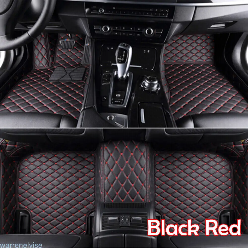 XPE Front and Rear Car Floor Mats Fits For 2011-2019 Dodge Charger Waterproof All-weather Car Floor Mats