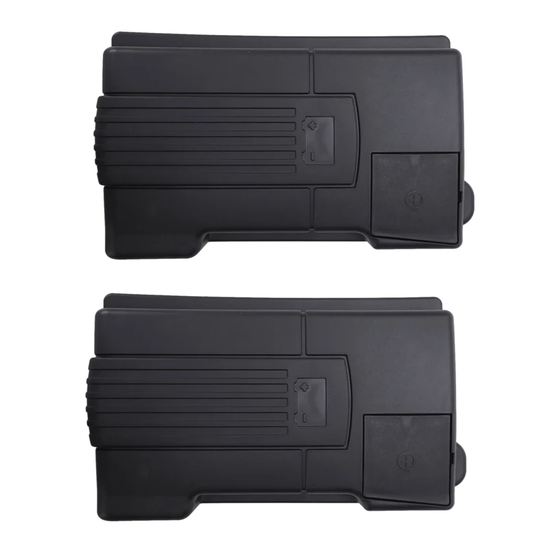 2X Engine Battery Dustproof Negative Electrode Waterproof Protective Cover For Skoda Octavia 5E (A7) Tiguan L 2018 16