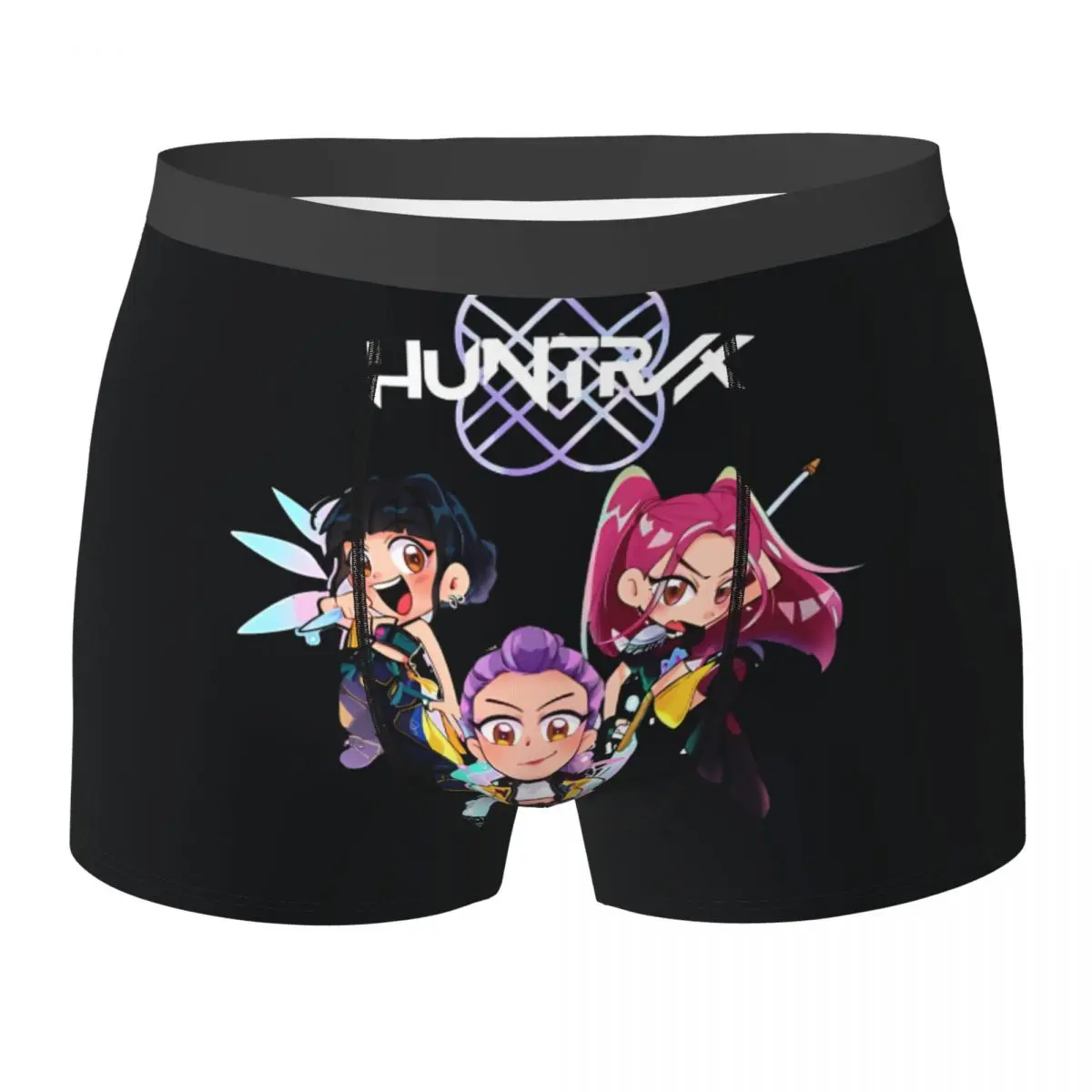 

Kpop Demon Hunters Huntrix нижнее белье мужские трусы эластичные боксеры с принтом популярные шорты трусы большого размера