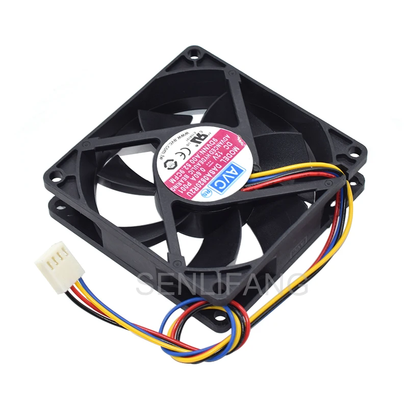 For  Optiplex 790 990 SFF Advanced Hydeaulic Bearing Cooling DASA0820R2U 0725Y7 DC12V 0.60A  Four Pins Fan