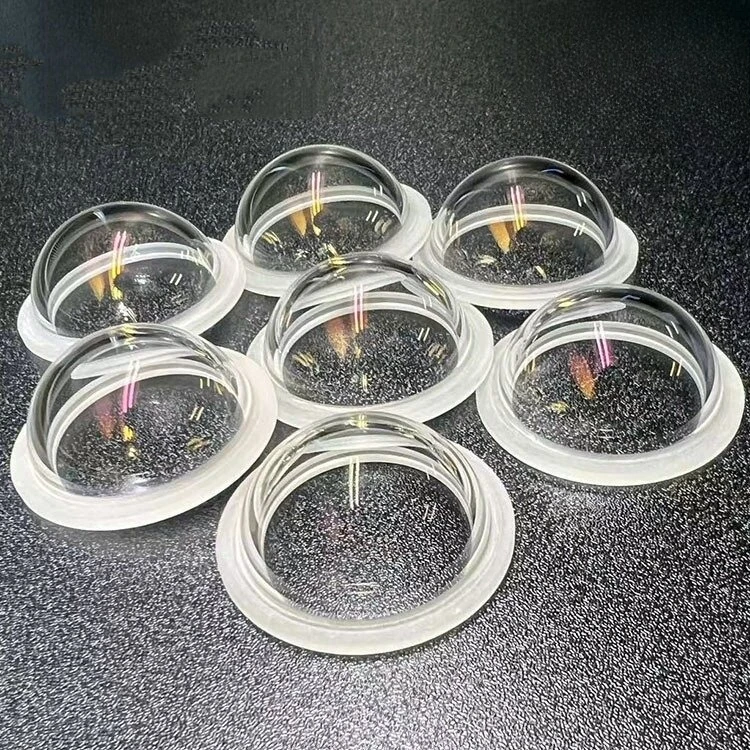 Custom K9 Optical Glass Dome Lens Hemisphere Protective Cover for Camera CCTV Security Sensor Waterproof Dome