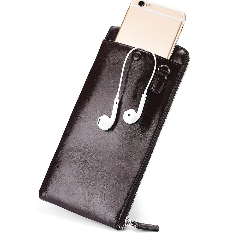 Phone Wallet Scratch-Resistant Luxury Wallet Pu Leather Wallet Elegant For Business Daily Use Travel