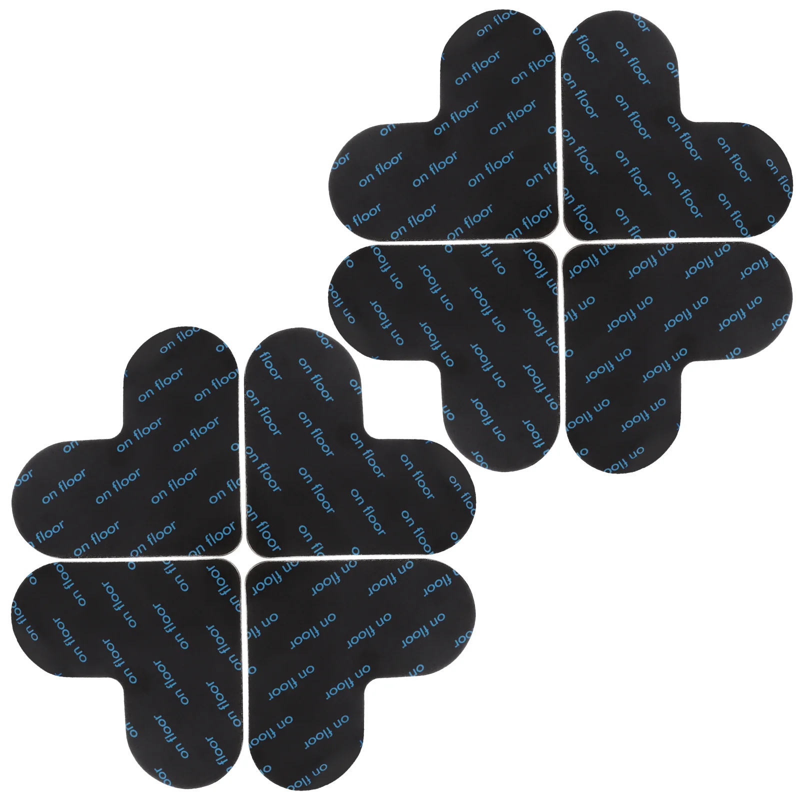 8pcs Non-Slip Rug Pad Stickers Heavy Duty Double Sided Tape For Carpet Tile Wood Floors Kitchen Bathroom Area Rugs Grip Hold