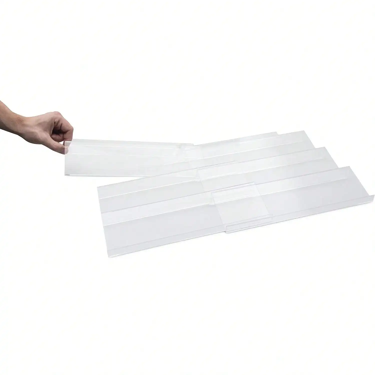 4/2 Schicht Gewürz Schublade Organizer Einstellbare Acryl Gewürz Gläser Rack Tablett Erweiterbar Gewürz Organizer Schrank Küche Regale – Detail 8