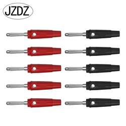 JZDZ 10PCS 4MM Copper Banana Plug can be Connect Test Probes For Speaker Amplifier J.10020