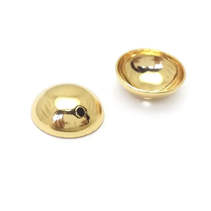 20PCS 18K Gold Color Brass Curved Surface Round Charms High Quality Diy Jewelry Making Necklace Earrings Accessories for Women image 3