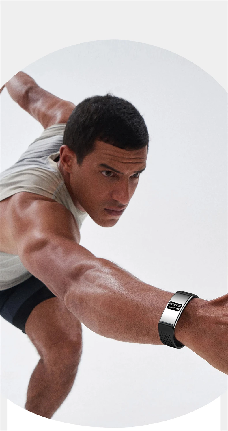 Fitness Tracker Smart Armband Mit Herzfrequenz Und Gps Für Herren_voghion.com