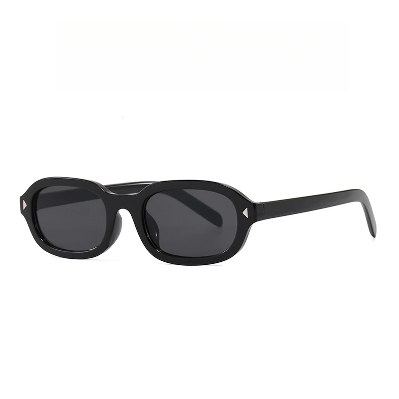 Korean version oval large-frame sunglasses for travel and leisure, decorative glasses