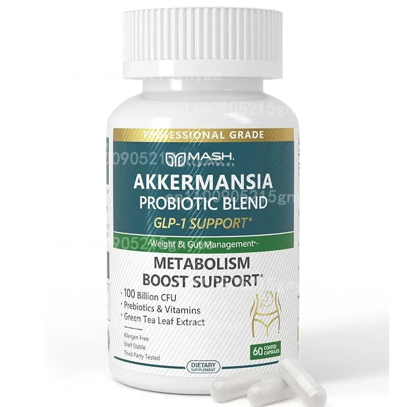

Akk+Akkermansia Probiotics Capsule, Milk Thistle and Dandelion, GLP1， Liver Cleansing and Repair, Antioxidant, Intestinal Health