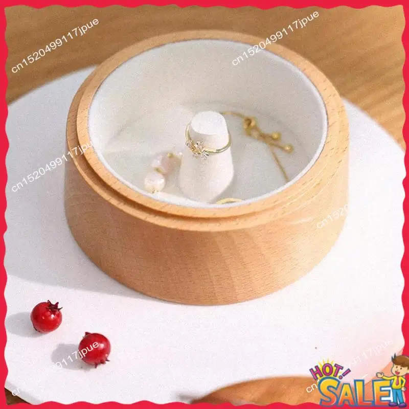 

BOFO Cherry Cake Design Jewelry Box - Perfect For Storing Earrings, Rings, And Necklaces, Solid And Decorative