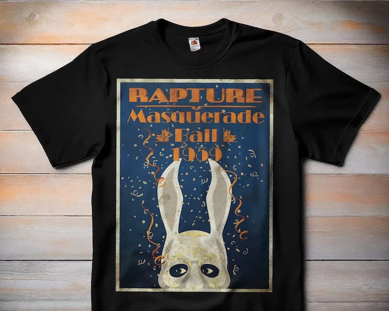 Rapture Masquerade Ball 1959 - Bioshock - Classic Video Game Tshirt, Retro Gamer Tee, Gaming Shirt, Gamer Gift - FPS T-Shirt