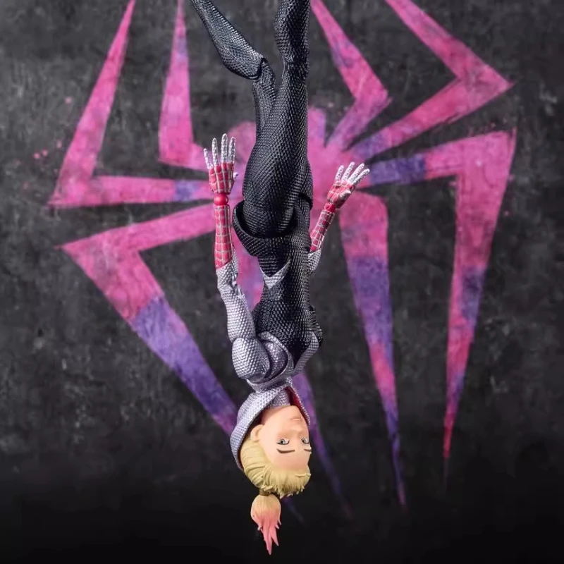 Bandai Original S.H.Figuarts Series Spider-Man (Miles Morales) (Spider-Man: Across The Universe) Figuras Modelo Juguetes Coleccionables