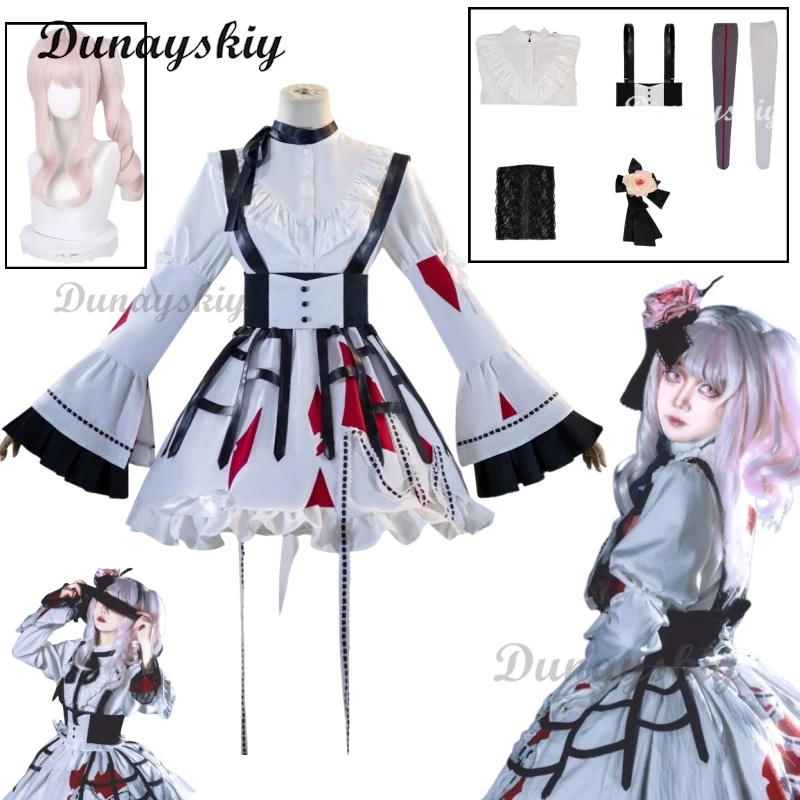 

Anime Project Sekai Akiyama Mizuki Lovely Lolita Cosplay PJSK Costume Wig Party Dress Uniform Halloween Outfit for Women