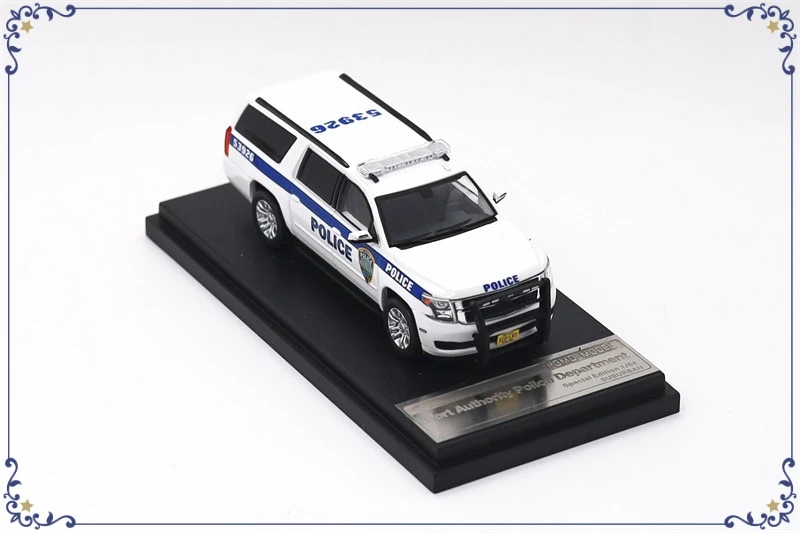 

PGMD & GOC 1:64 Suburban New Jersey Police CoolcarShow Exclusive limited599 Alloy Vehicle Collectible Car Model